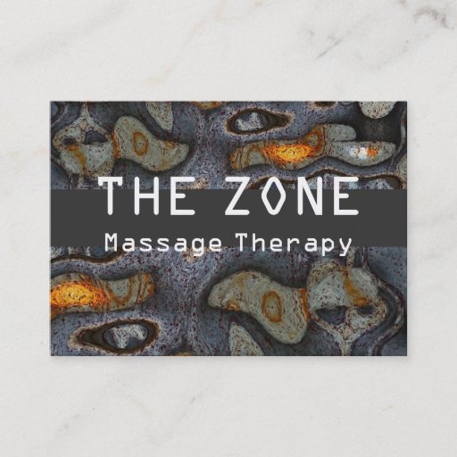 Customizable "The Zone" Business Card Template