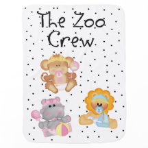 The Zoo Crew Baby Blanket