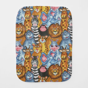The Zoo Crew  Baby Burp Cloth