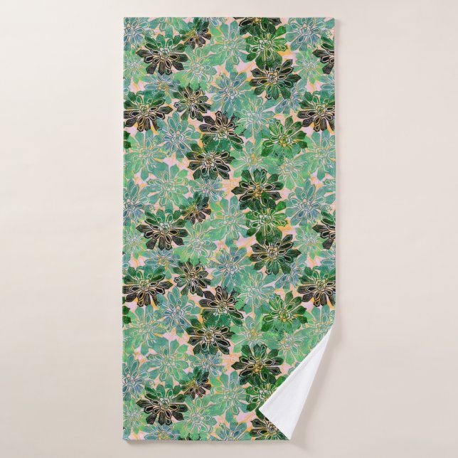 THEA PINK by Naruse Design Bath Towel (Bath Towel)