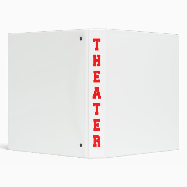Theater 3 Ring Binder (Background)