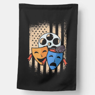 Theater Actor America Flag