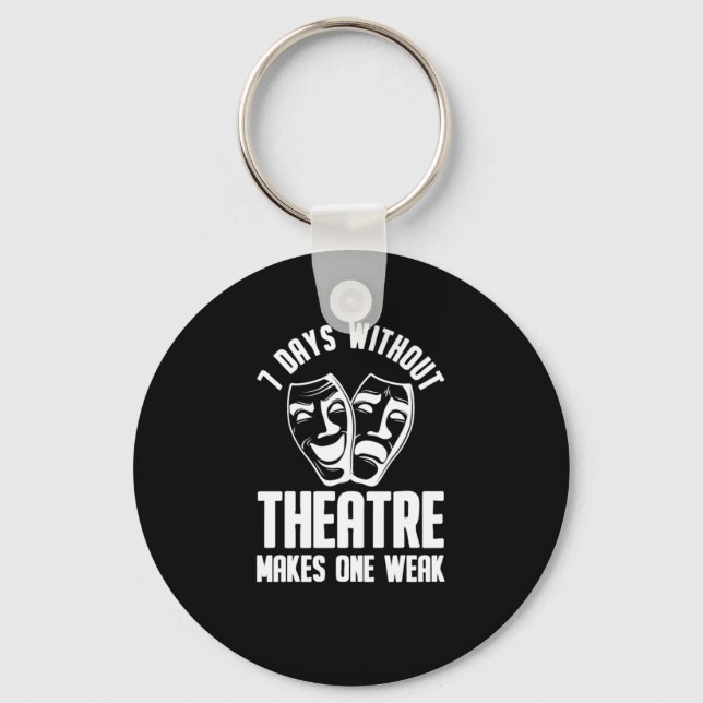 Theater Actor Drama Theater Keychain (Front)