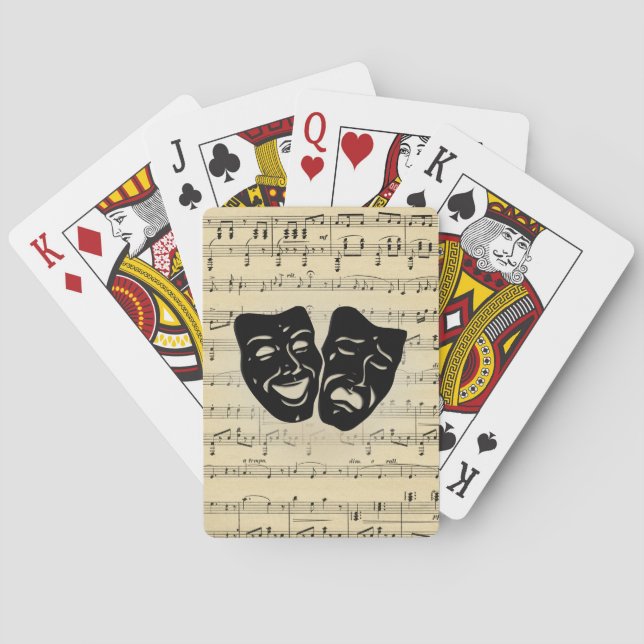 Theater and Music Poker Cards (Back)