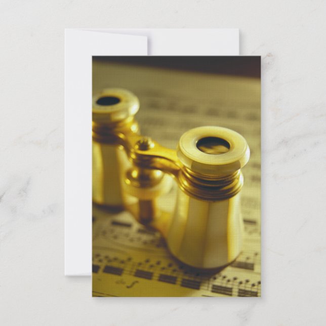 Theater Binoculars 2 Invitation (Front)