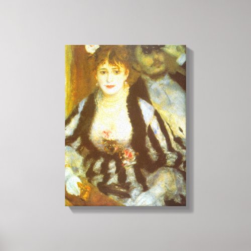 Theater Box by Pierre Renoir Vintage Fine Art Canvas Print