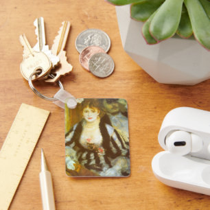 Theater Box by Pierre Renoir, Vintage Fine Art Keychain