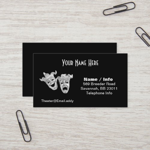 Theater Business Card