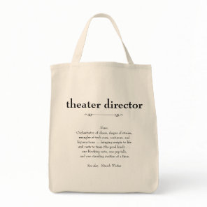 Theater Director Definition Thank You Gift Tote Bag