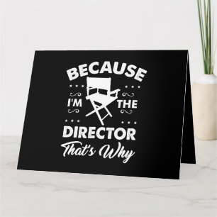 Theater Director Shirt for a Lover of Acting and D Card