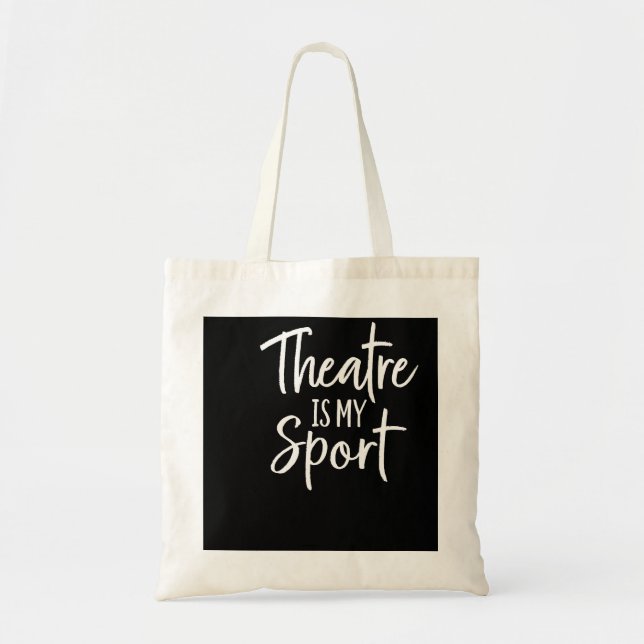Theater Gifts for Actors Musical Theatre is my Spo Tote Bag (Front)