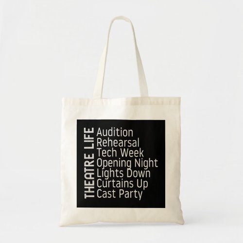 Theater Hoodie Broadway Gifts Actor Musical Lover  Tote Bag