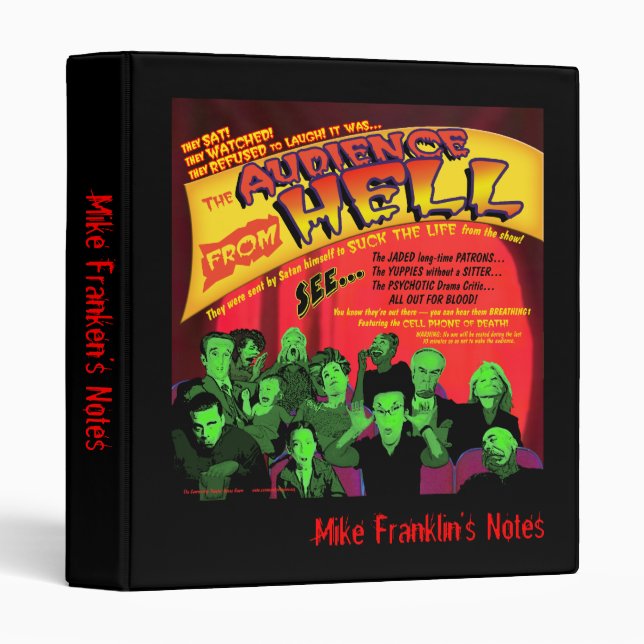 Theater Horror Movies Binder (Front/Spine)