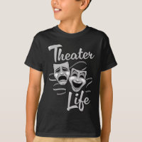 Theater Life Comedy and Tragedy Masks
