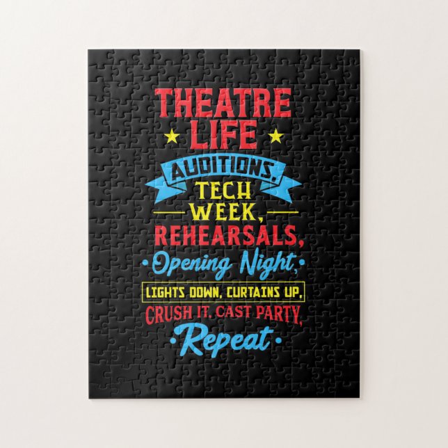Theater Life For Actor Jigsaw Puzzle (Vertical)