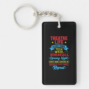 Theater Life For Actor Keychain