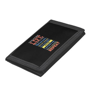 Theater Life Repeat Trifold Wallet