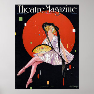 Theater Magazine October 1921 Poster