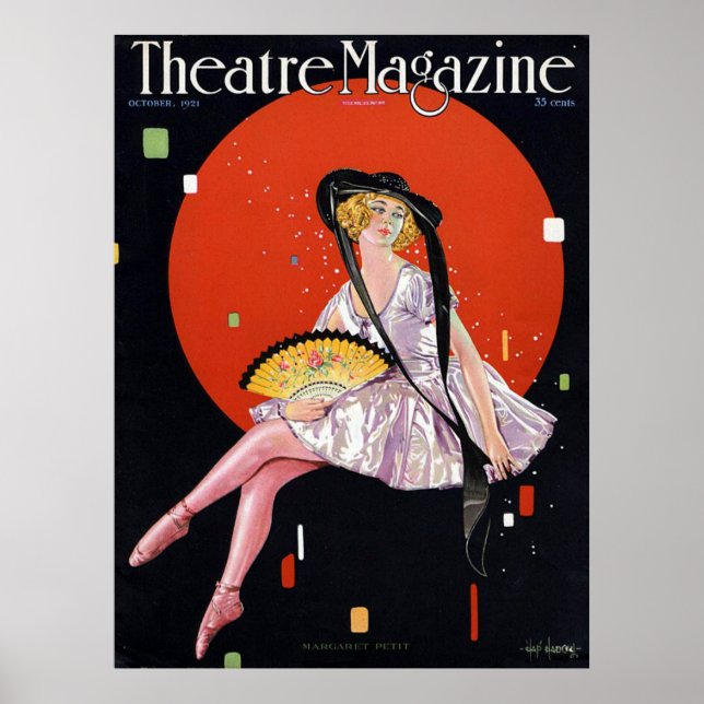 Theater Magazine October 1921 Poster (Front)