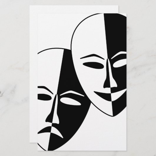 Theater Masks (Front/Back)