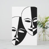 Theater Masks (Standing Front)