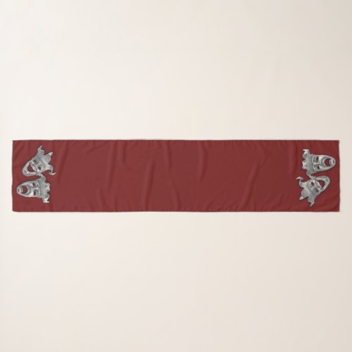 Theater Masks Comedy and Tragedy Scarf