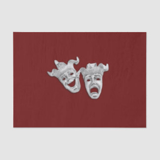 Theater Masks Comedy and Tragedy Tissue Paper