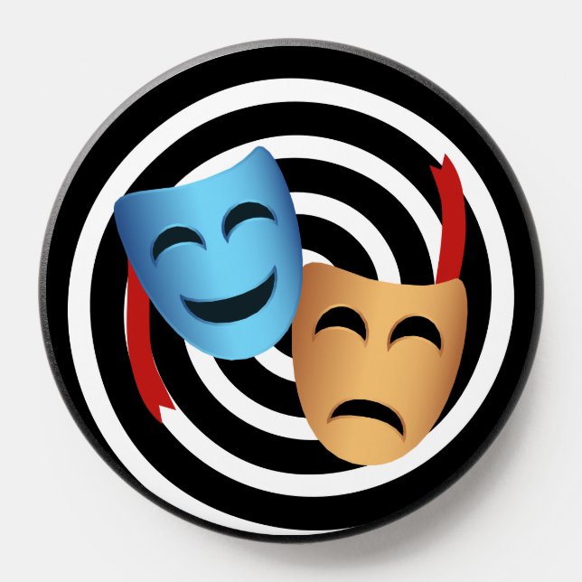 Theater Masks Emoji Theater Lover's PopSocket (Popsocket)