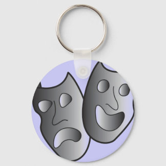 Theater masks keychain