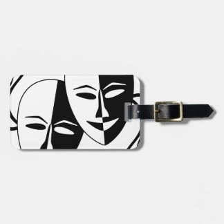 Theater Masks Luggage Tag