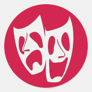 Theater Masks Stickers