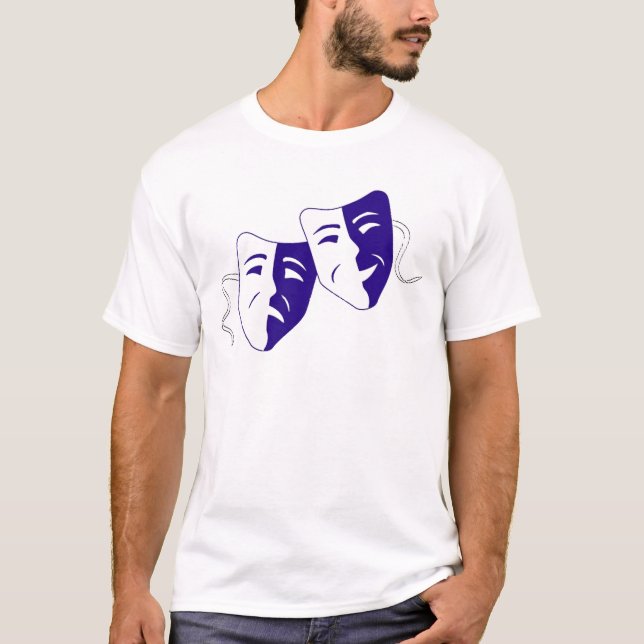 Theater Masks T-Shirt (Front)