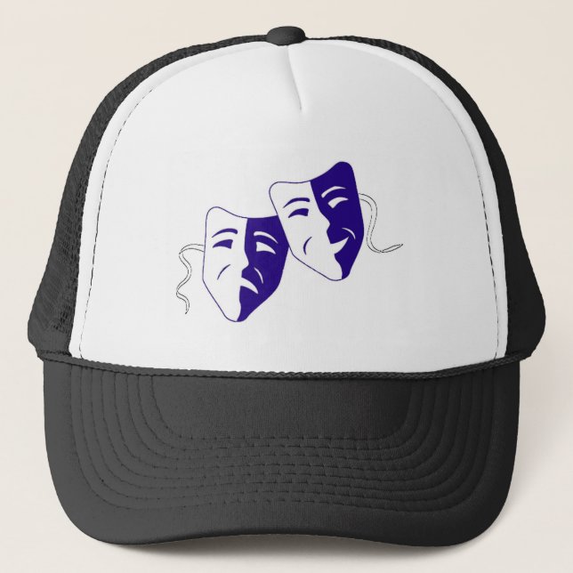 Theater Masks Trucker Hat (Front)