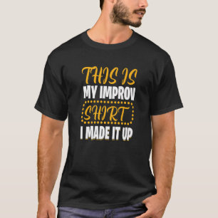 Theater Motif For Theatrical Actors 1 T-Shirt