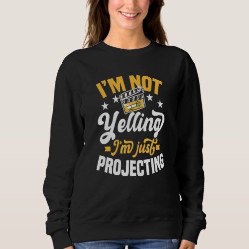 Theater Motif For Theatrical Actors 5 Sweatshirt