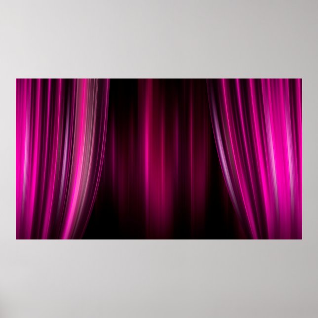 Theater movie theater curtain strip poster (Front)