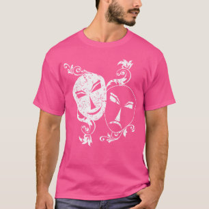 Theater Nerd For Drama Funny Actor Gift Masks T Sh T-Shirt