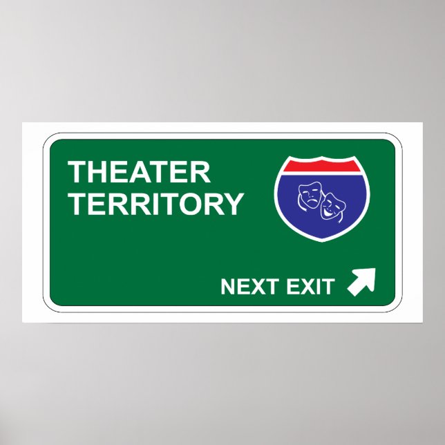 Theater Next Exit Poster (Front)