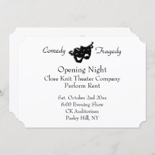 Theater Opening Night Invitation