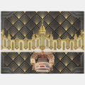 Theater Pipe Organ Art Deco Masterpiece Area Rug | Zazzle