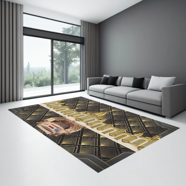 Theater Pipe Organ Art Deco Masterpiece Area Rug (Insitu (Indoor 3))