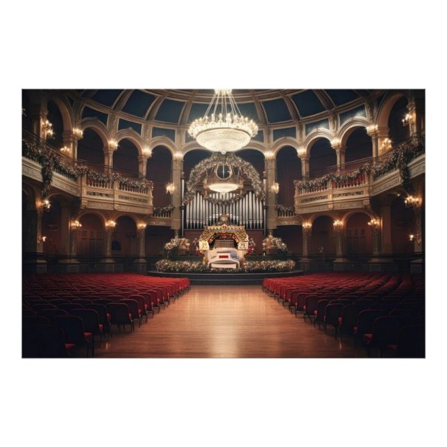 Theater Pipe Organ Designer's Area Photo Print (Front)