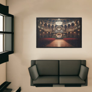 Theater Pipe Organ Designer's Area Rug