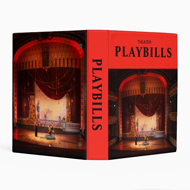 Theater Playbills Keepsake Mini Binder (Background)