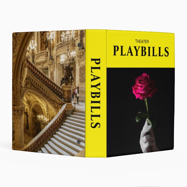 Theater Playbills Keepsake Mini Binder (Phantom) (Background)