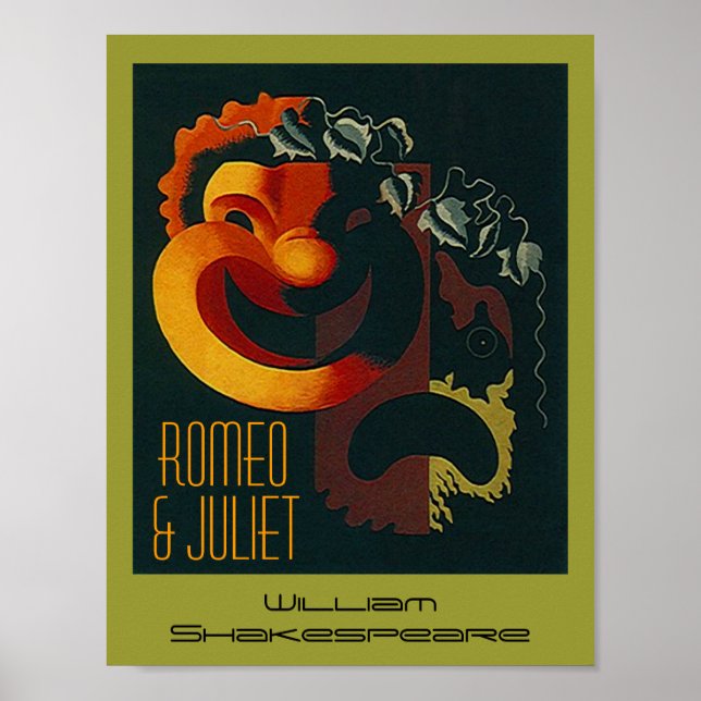 Theater Poster Romeo & Juliet William Shakespeare (Front)