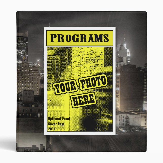 Theater Program Custom 1" Binder (Front)