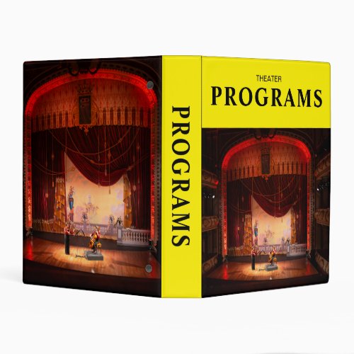 Theater Programs Showbills Keepsake Mini Binder