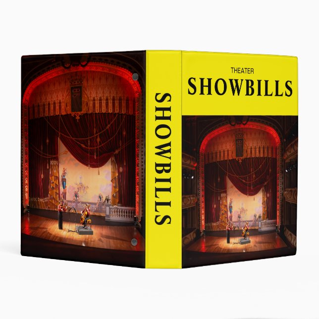 Theater Programs Showbills Keepsake Mini Binder (Background)