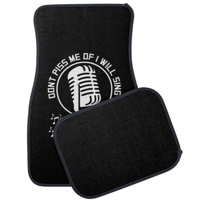 Theater Singer Broadway Car Floor Mat (Set)
